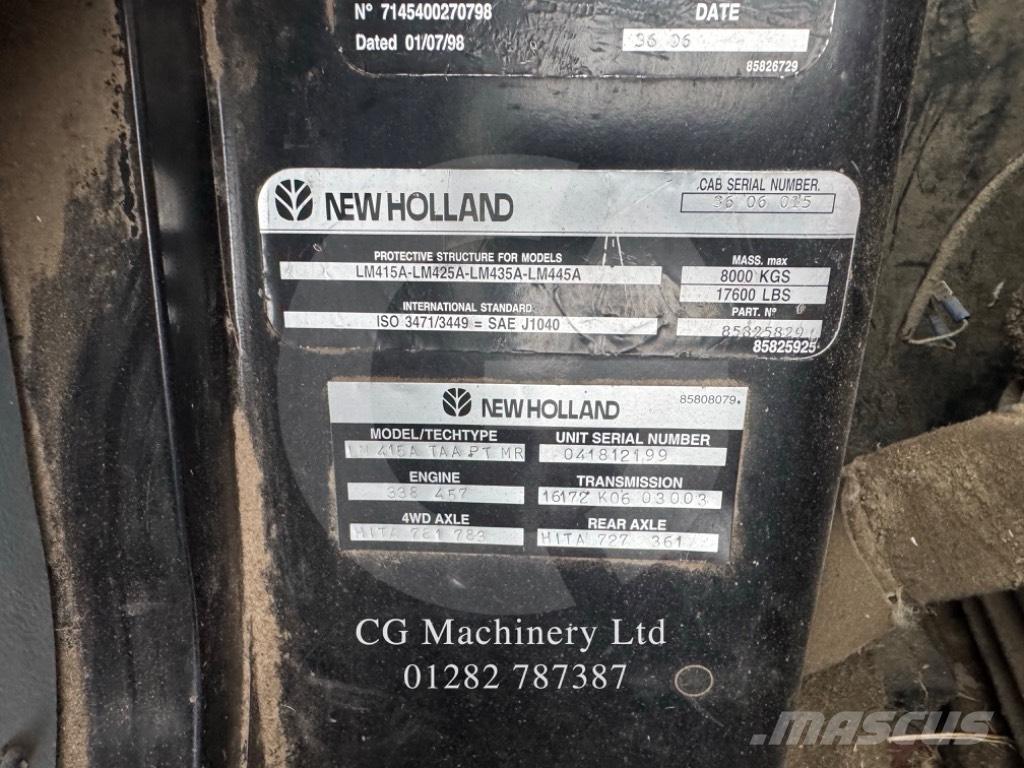 New Holland LM 415 A Teleskoplæssere til landbrug