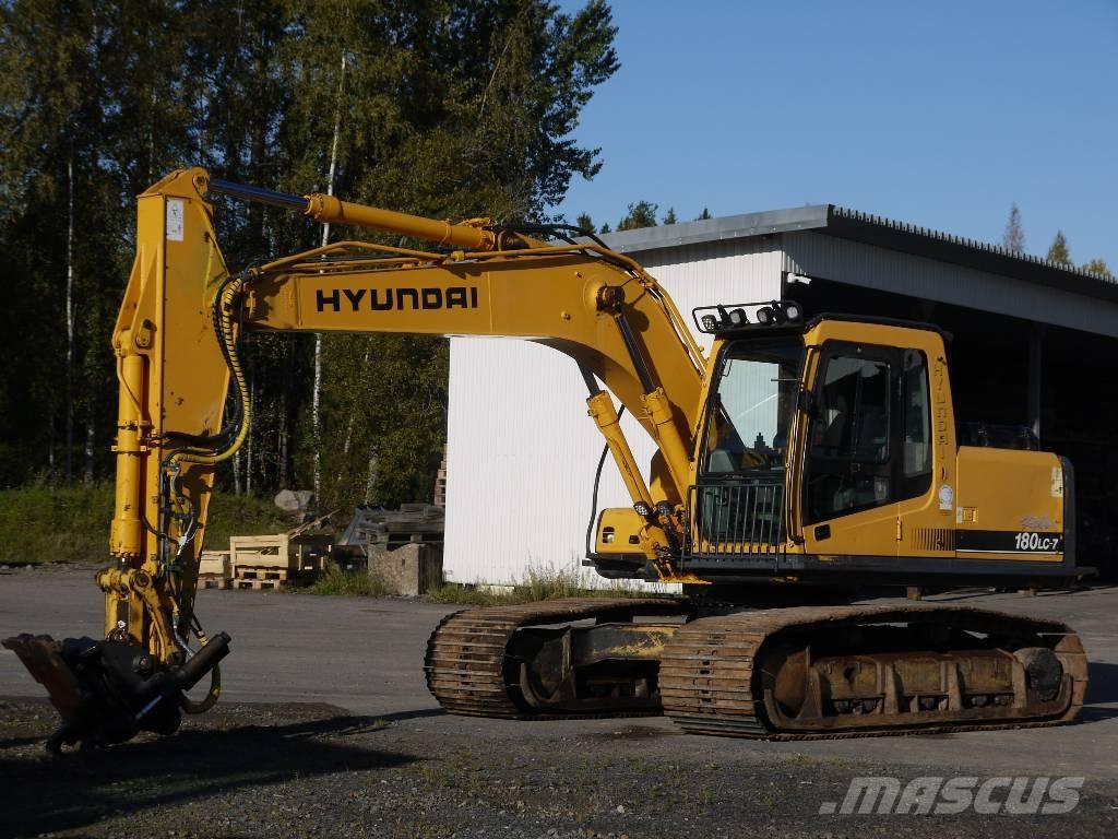 Hyundai R 180 LC-7 Gravemaskiner på larvebånd