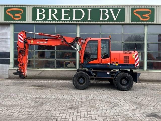 Hitachi ZX 170 W-3 Gravemaskiner på hjul