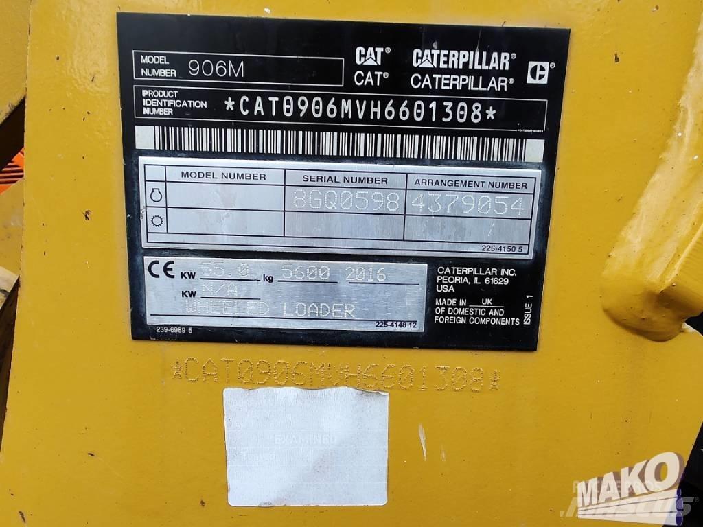 CAT 906 Læssemaskiner på hjul