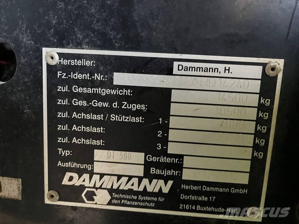 Dammann DT 500 Selvkørende sprøjter
