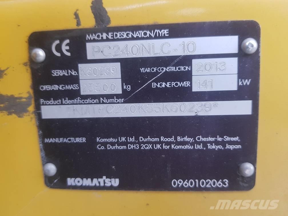 Komatsu PC240NLC-10 Gravemaskiner på larvebånd