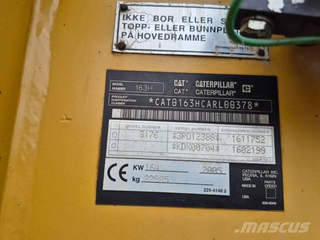 CAT 163 H Vejhøvle / Gradere