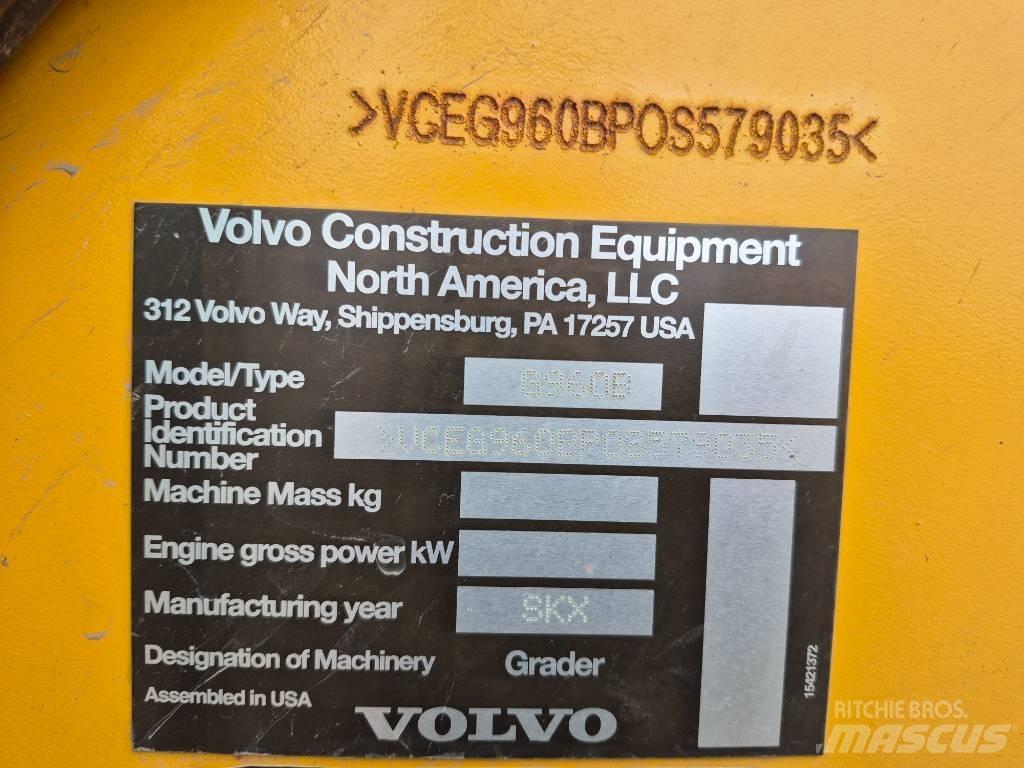 Volvo G 960B Vejhøvle / Gradere