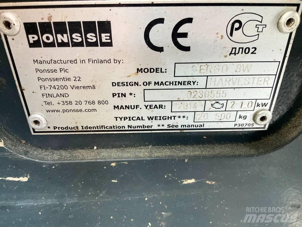 Ponsse Ergo 8W Skovningsmaskiner