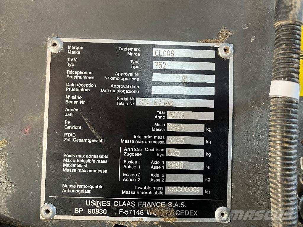 CLAAS Variant 380 Rundballe-pressere