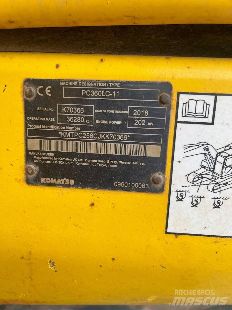 Komatsu PC360LC-11 Gravemaskiner på larvebånd