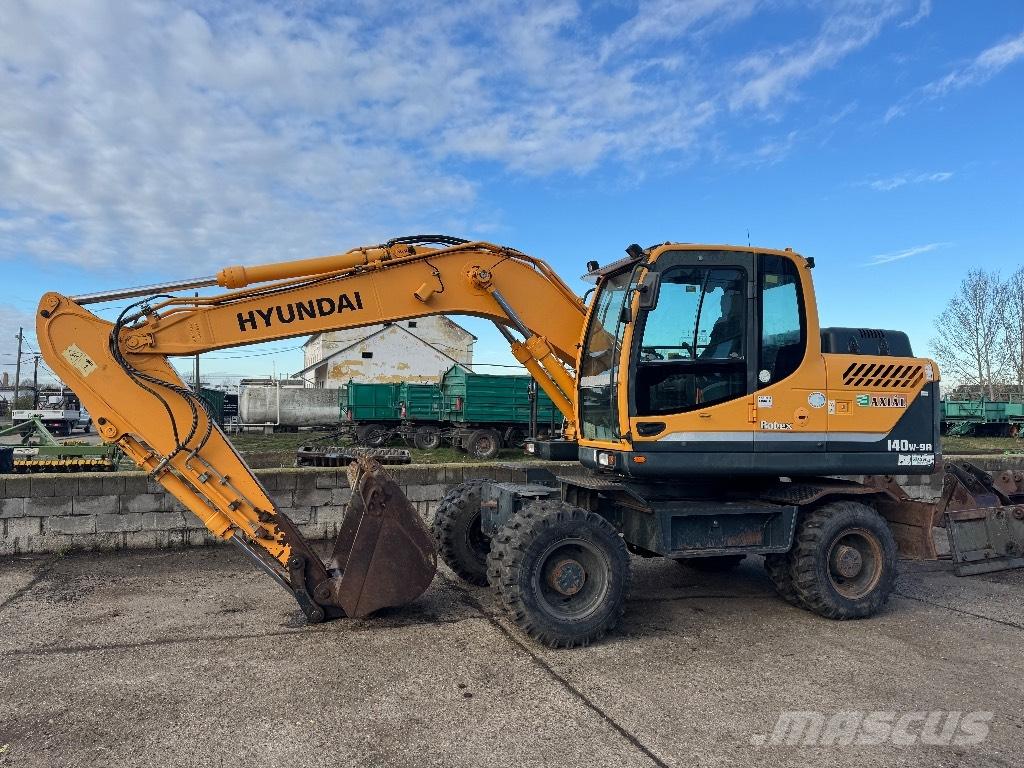 Hyundai R140W-9A Gravemaskiner på hjul