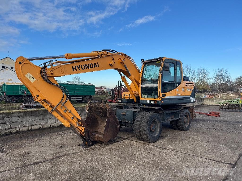 Hyundai R140W-9A Gravemaskiner på hjul