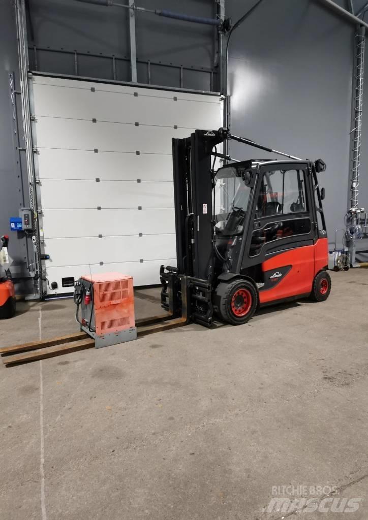 Linde E50HL-01 El gaffeltrucks
