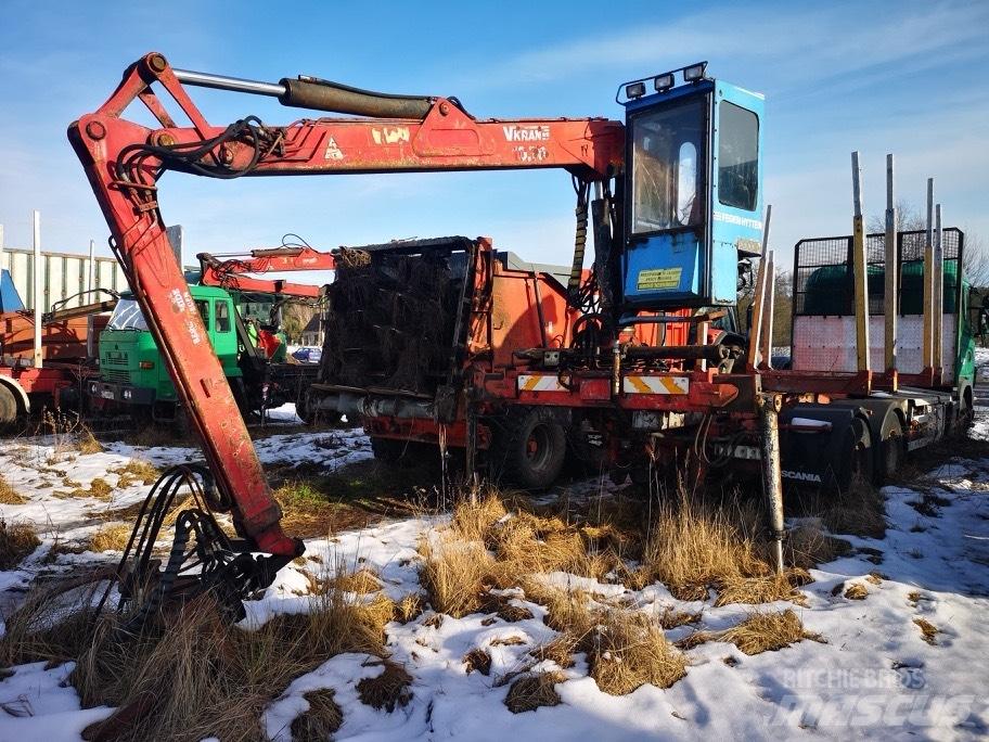 Scania 144 G Lastbil med kran
