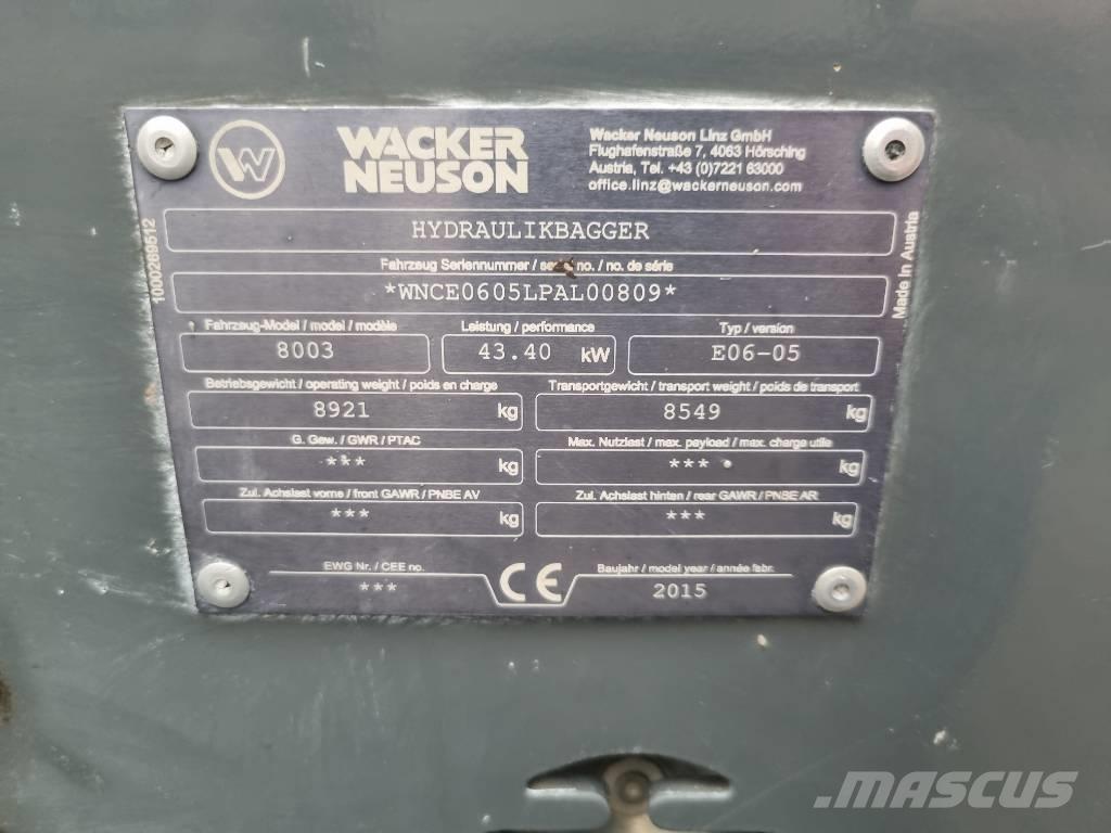 Wacker Neuson 8003 Midi-gravemaskiner 7t - 12t