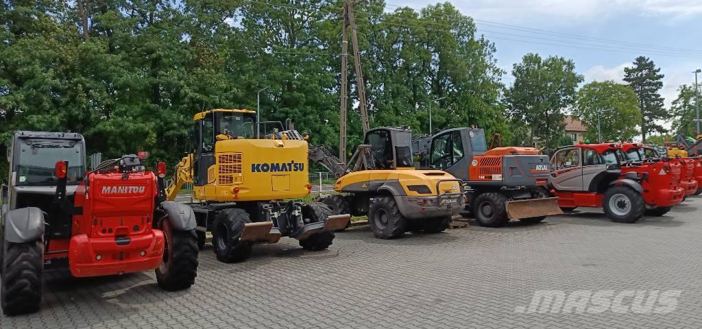 Atlas 140 W Gravemaskiner på hjul