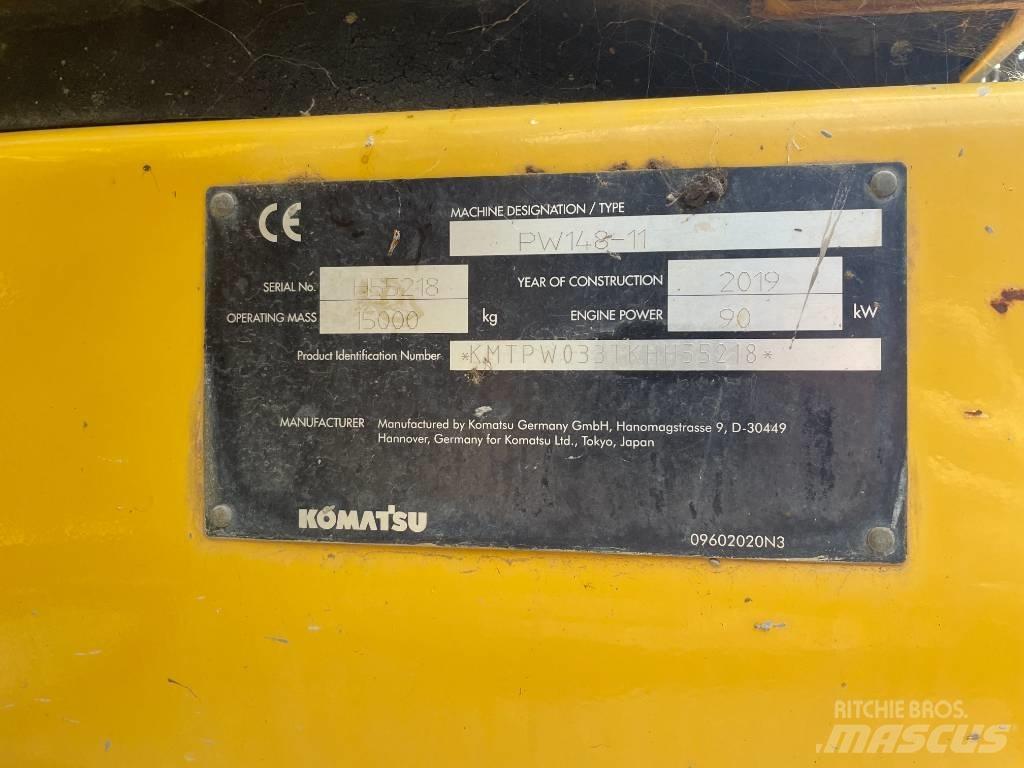 Komatsu PW 148-11 Gravemaskiner på hjul