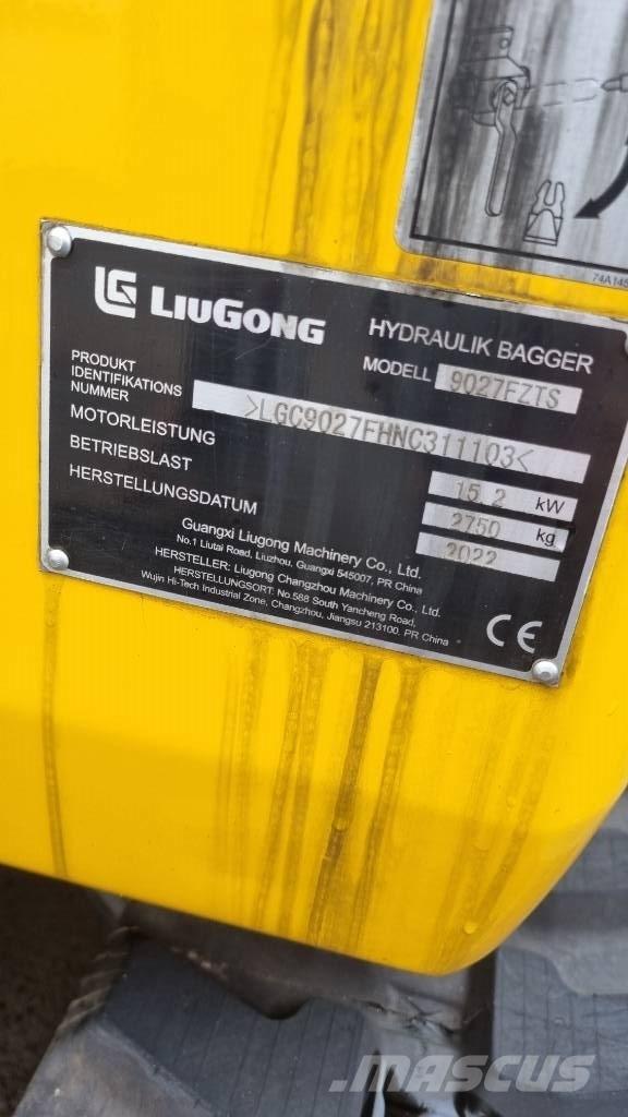 LiuGong 9027 F Minigravemaskiner