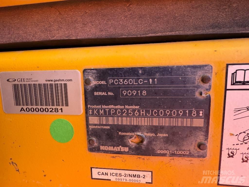 Komatsu PC360LC-11 Gravemaskiner på larvebånd