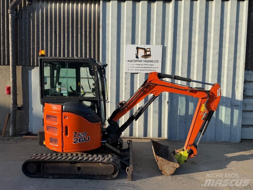 Hitachi ZX 26 Minigravemaskiner