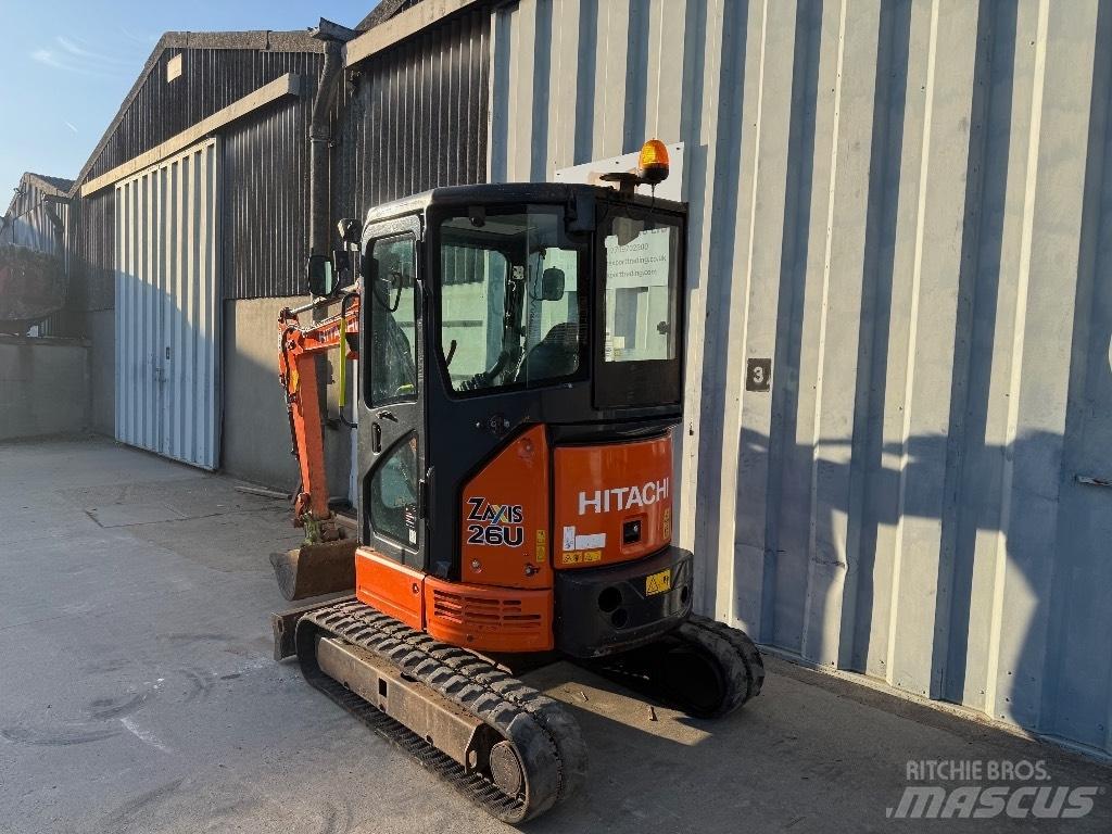 Hitachi ZX 26 Minigravemaskiner