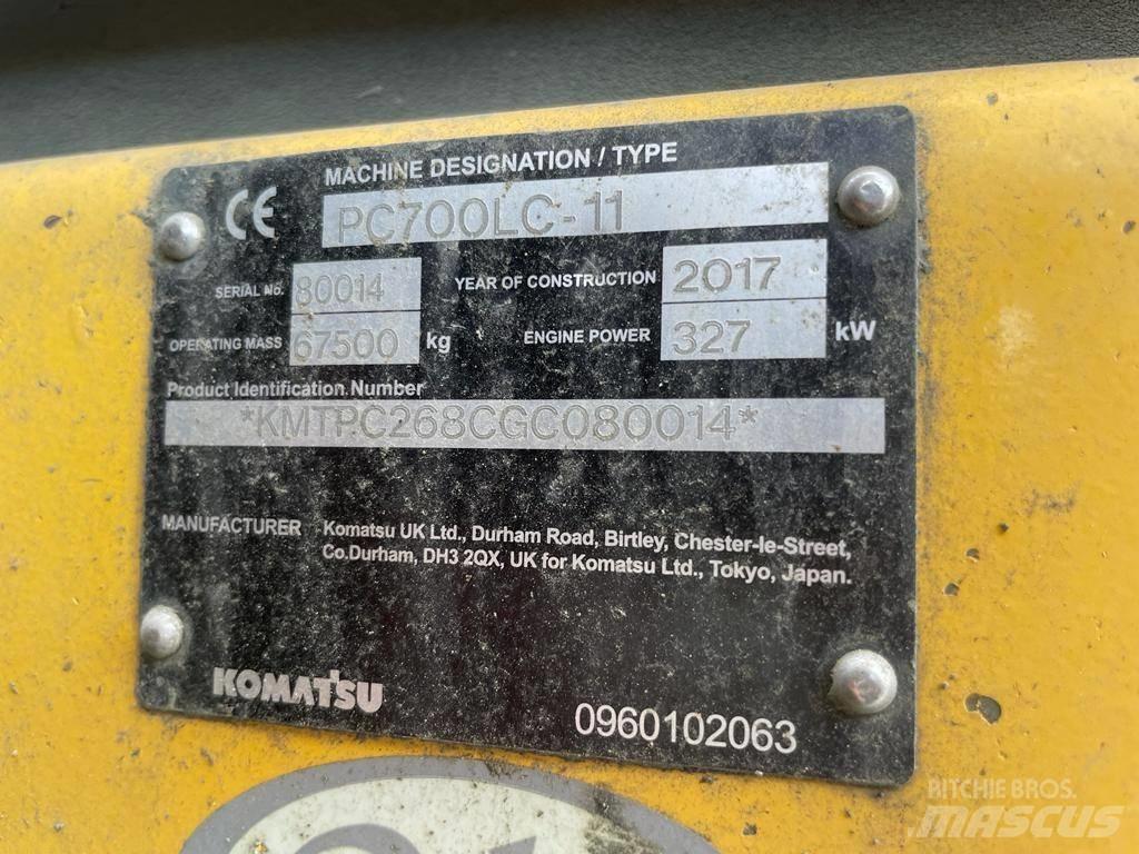 Komatsu PC700LC-11 Gravemaskiner på larvebånd