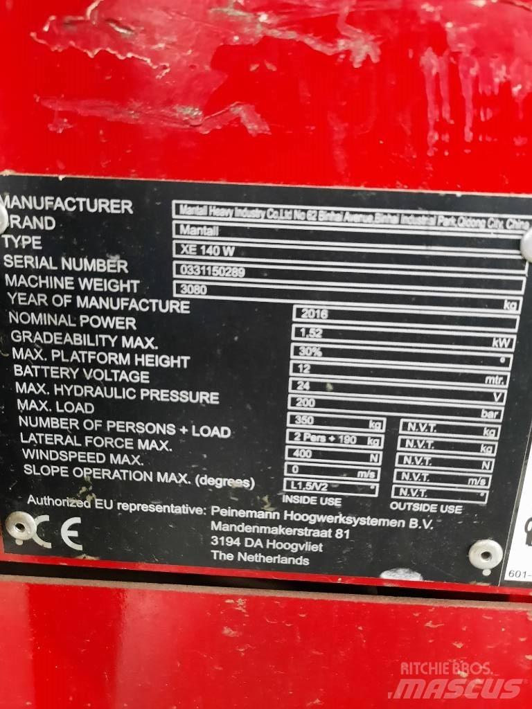 Mantall XE 140 W Saxlifte