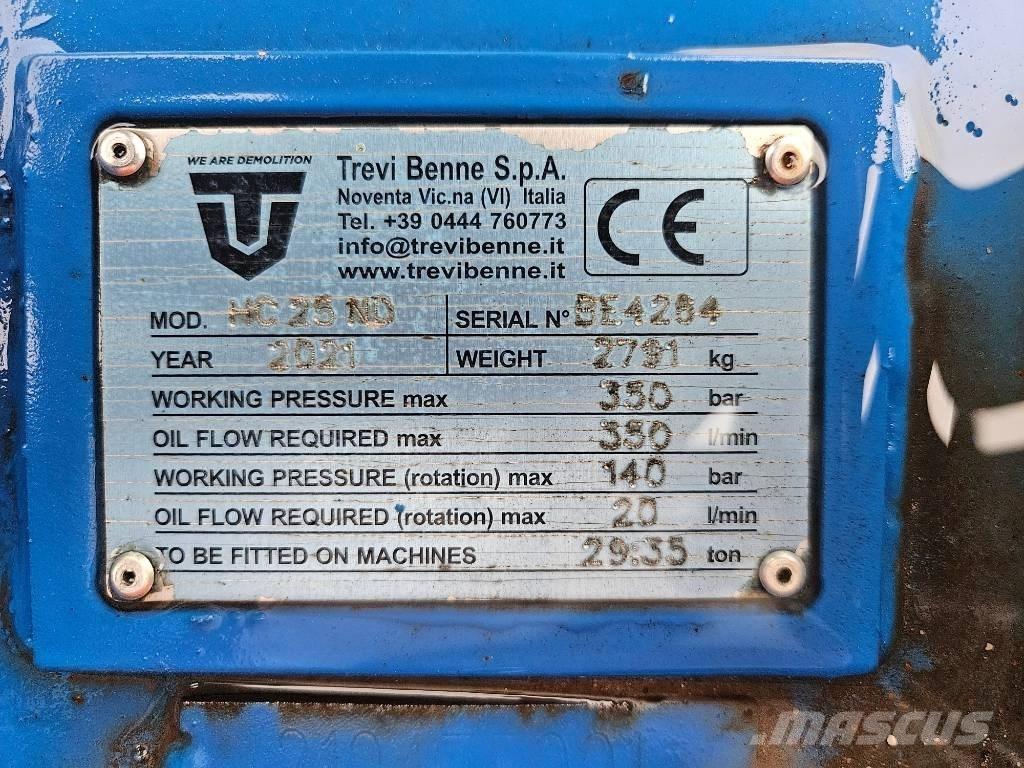 Trevibenne HC 25 ND Nedbrydningsmaskiner