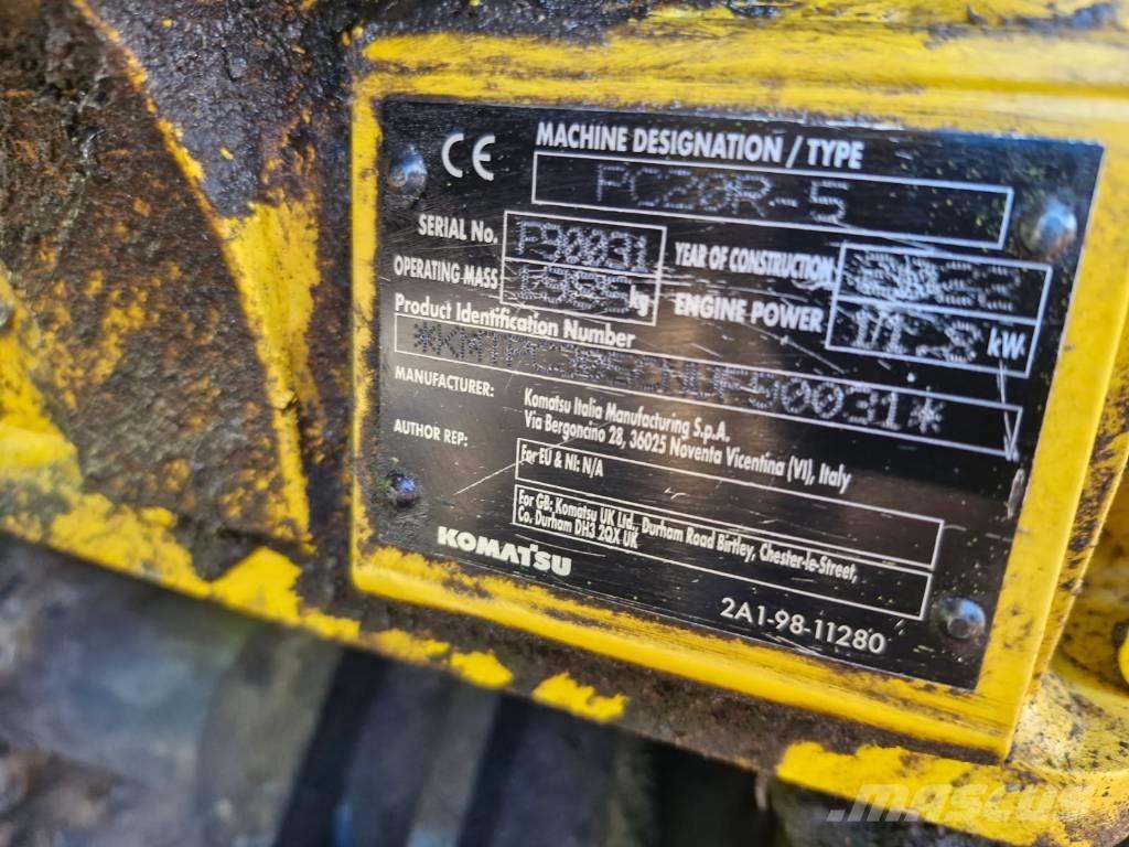 Komatsu PC 20 R-5 Minigravemaskiner