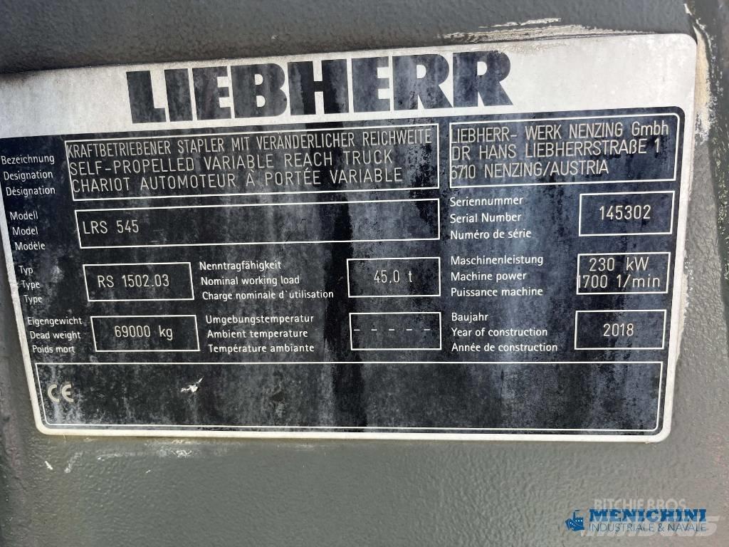 Liebherr LRS 545 Gaffeltruck til containerhåndtering