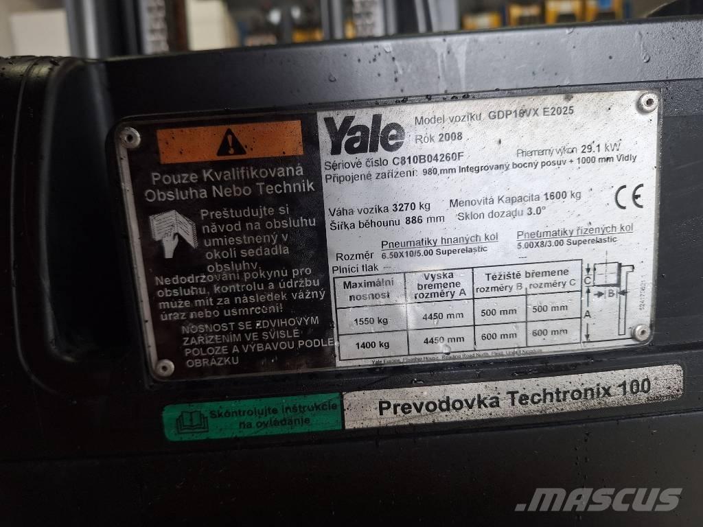 Yale GDP 16 VX LPG gaffeltrucks