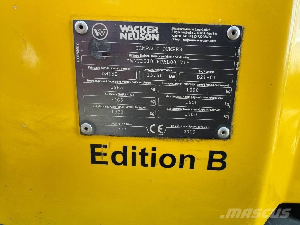 Wacker Neuson DW15e Dumpere
