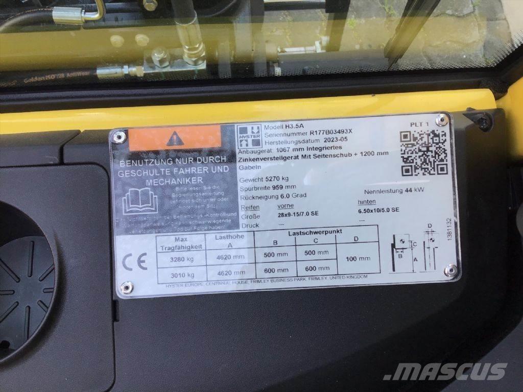 Hyster H 3.5 A Diesel gaffeltrucks