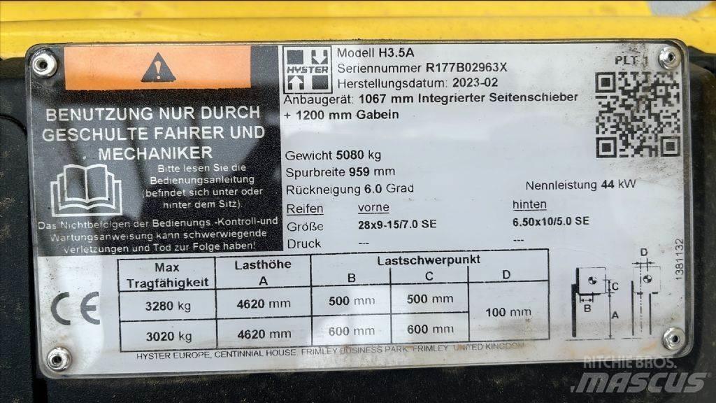 Hyster H 3.5 A Diesel gaffeltrucks