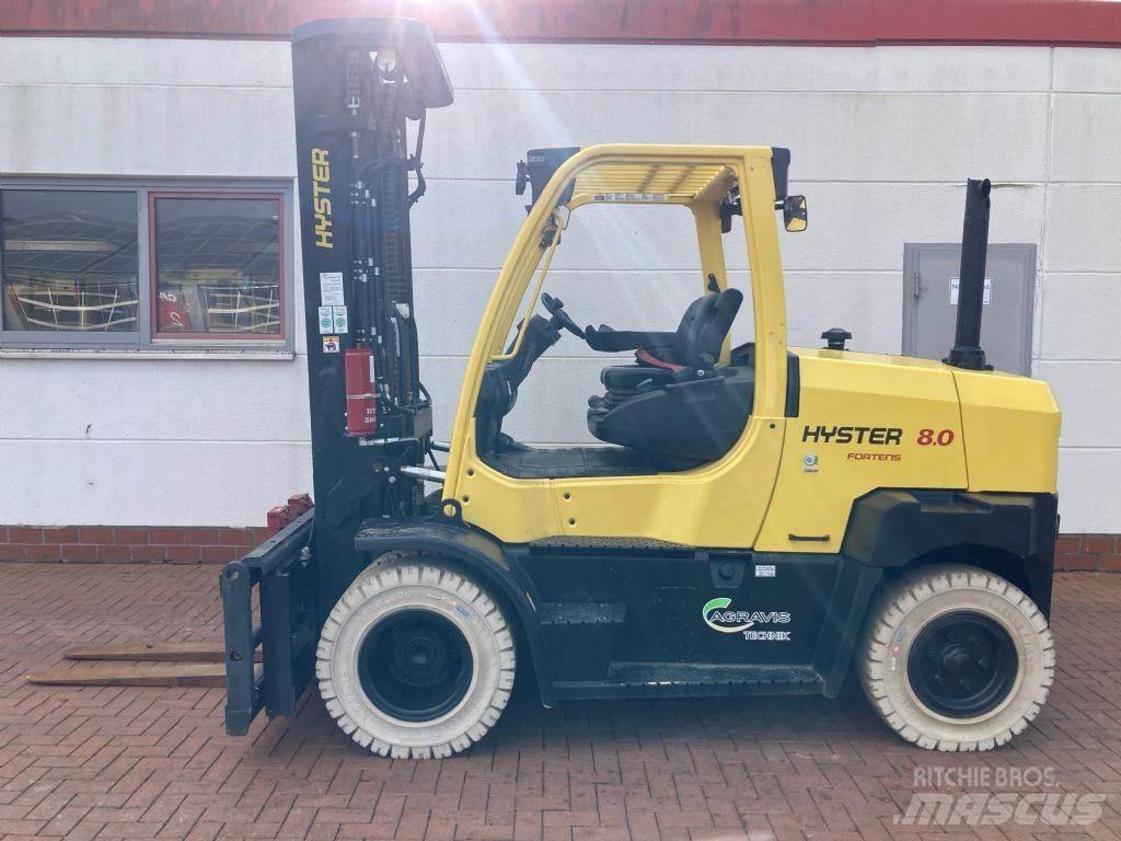 Hyster H 8.0 FTS Diesel gaffeltrucks