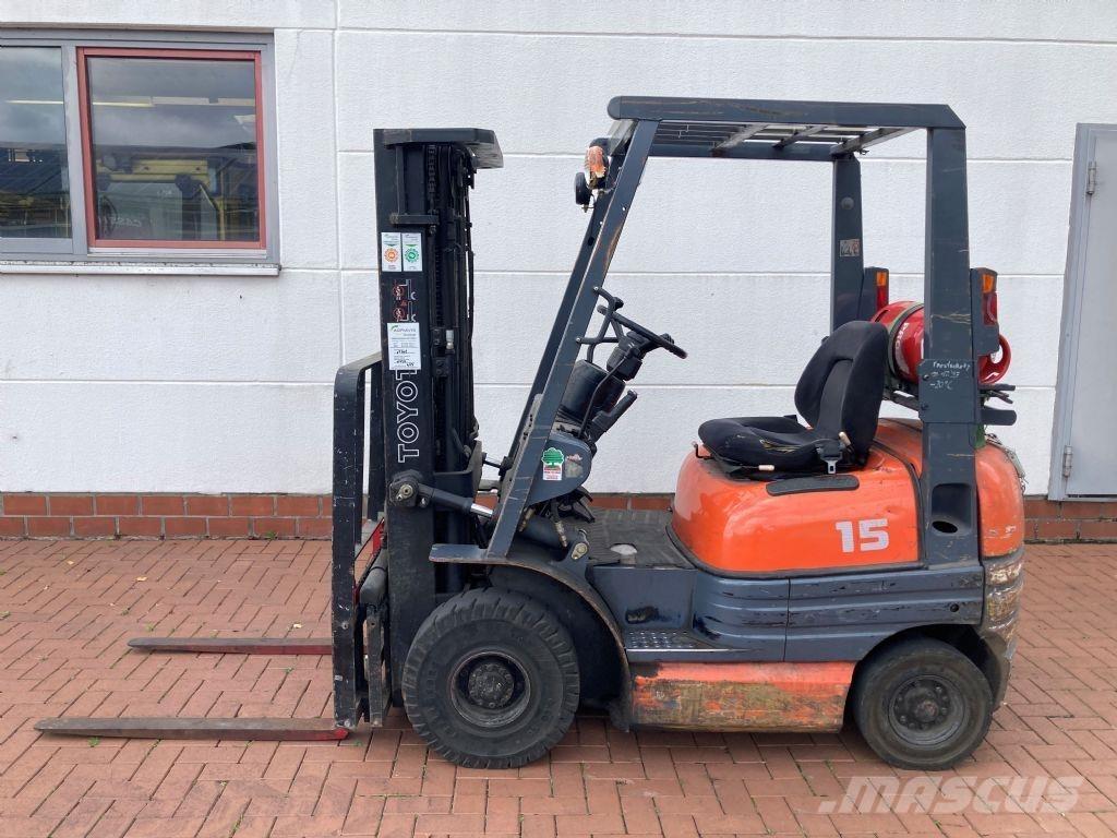 Toyota 42 6FGF 15 LPG gaffeltrucks