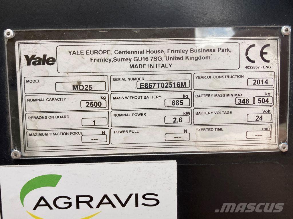 Yale MO 25 Plukketruck, lav