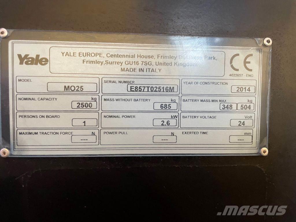 Yale MO 25 Plukketruck, lav