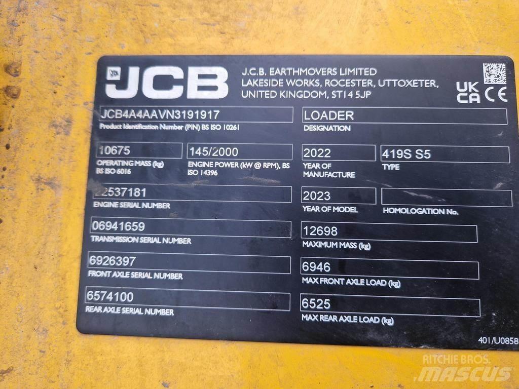 JCB 419S Landbrug - Andet 