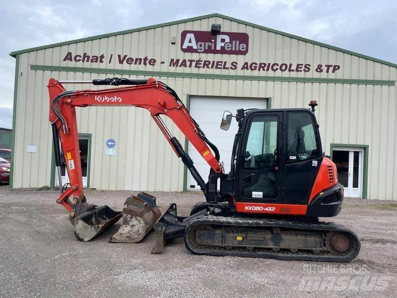Kubota KX080-4 Minigravemaskiner