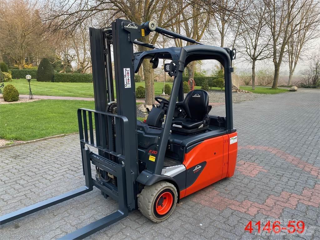 Linde E 20 L 02 El gaffeltrucks