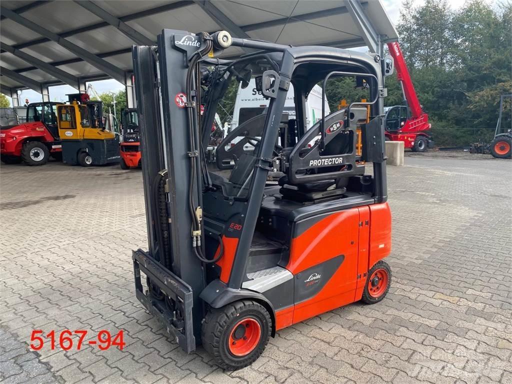 Linde E 20 PH 02 El gaffeltrucks