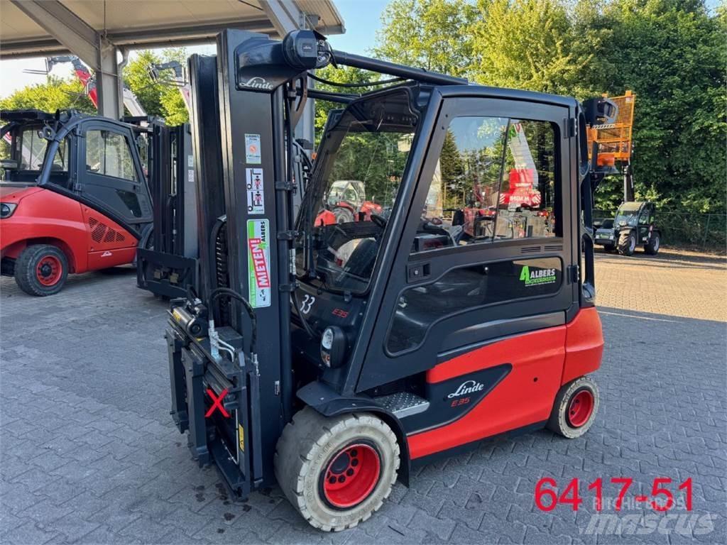 Linde E 35 L 01 El gaffeltrucks