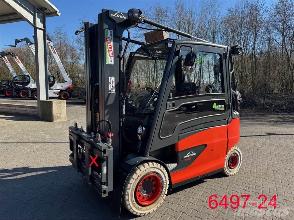 Linde E 45 HL 600 El gaffeltrucks