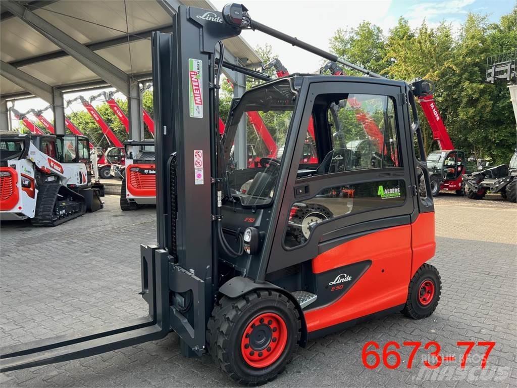 Linde E 50 HL El gaffeltrucks