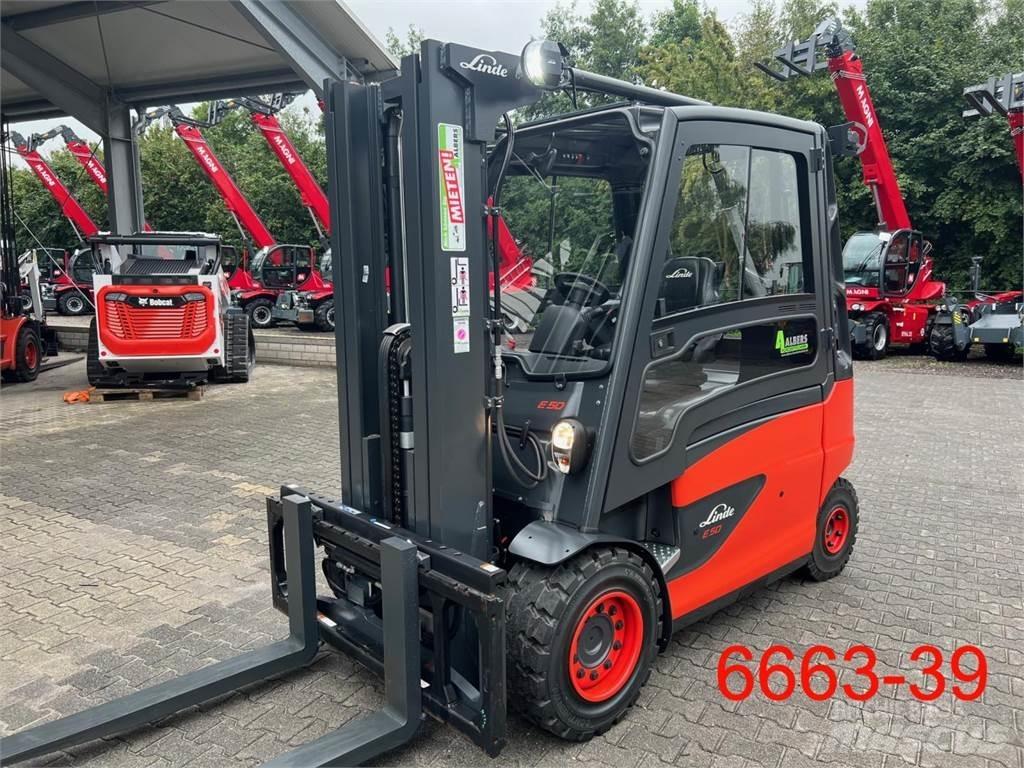 Linde E 50 HL 01 El gaffeltrucks