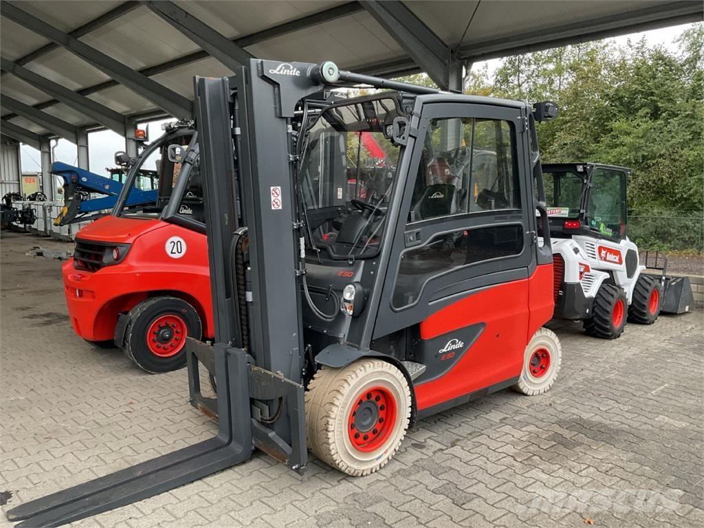 Linde E 50 HL 01 El gaffeltrucks