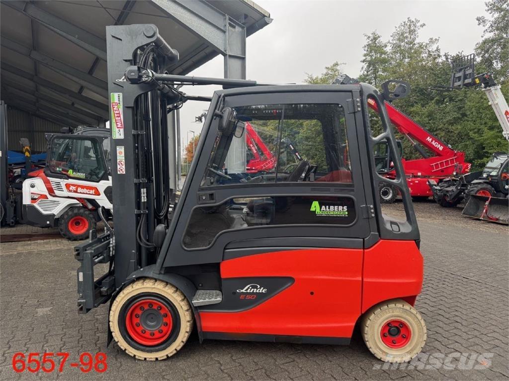 Linde E 50 HL 01 600 El gaffeltrucks