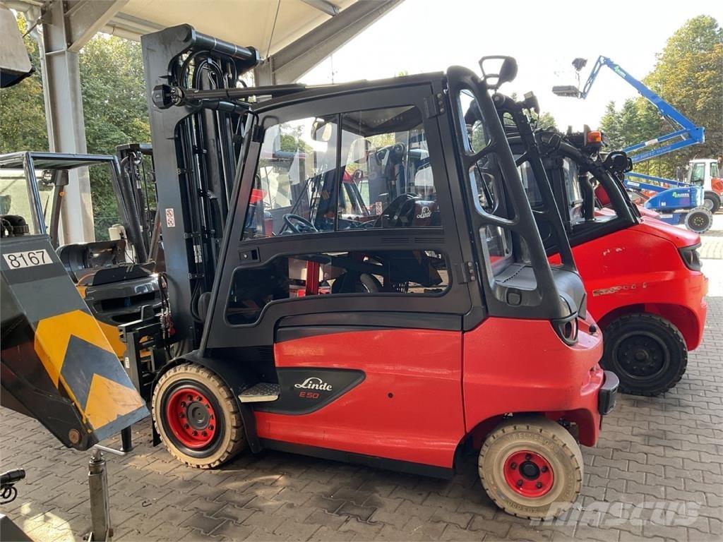 Linde E 50 HL 01 600 El gaffeltrucks