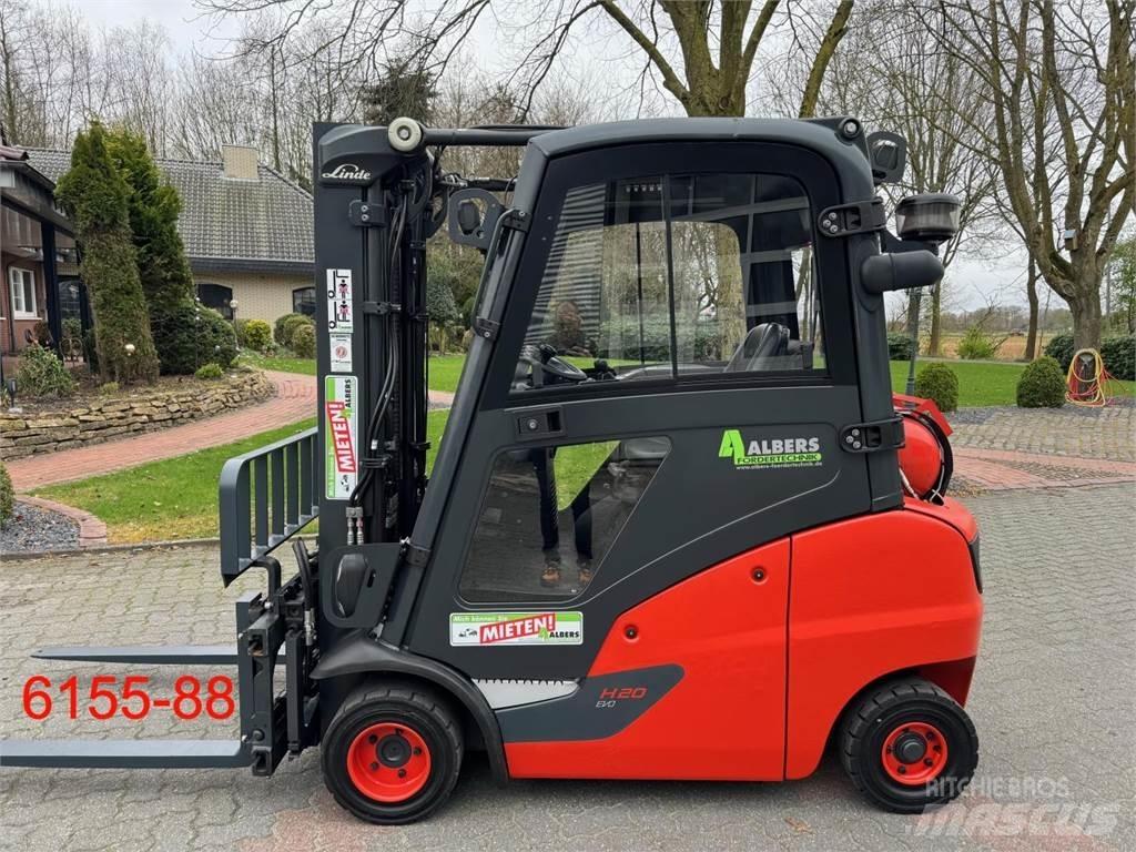 Linde H 20 T 01 LPG gaffeltrucks