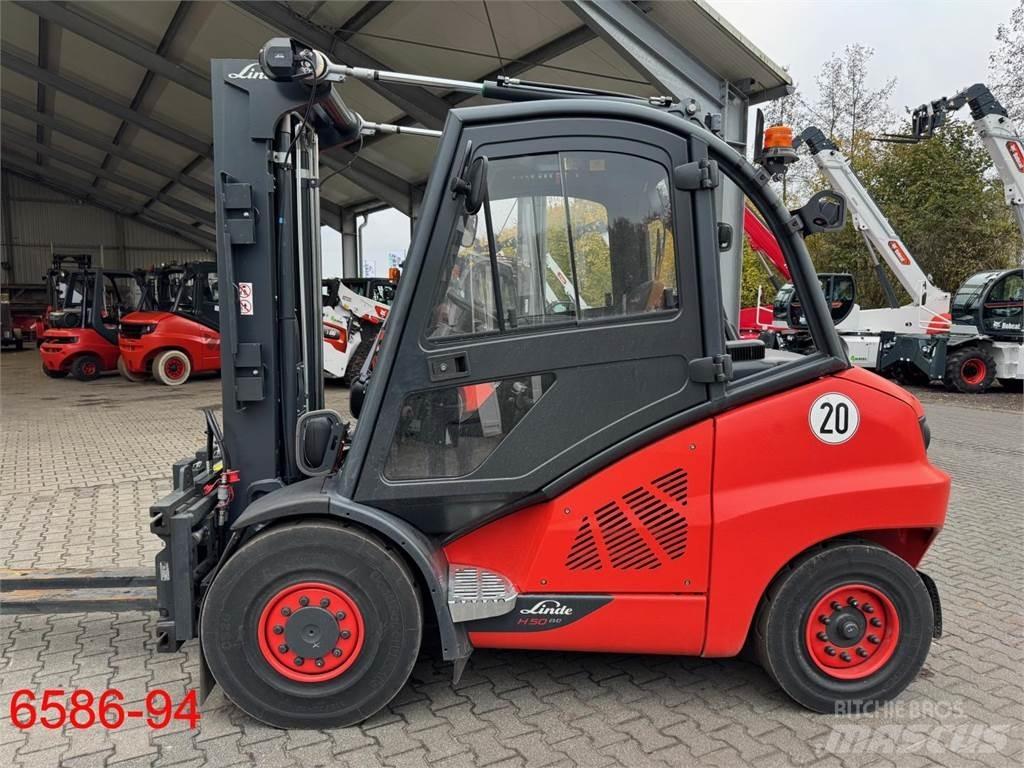 Linde H 50 D - 02 / 600 Diesel gaffeltrucks