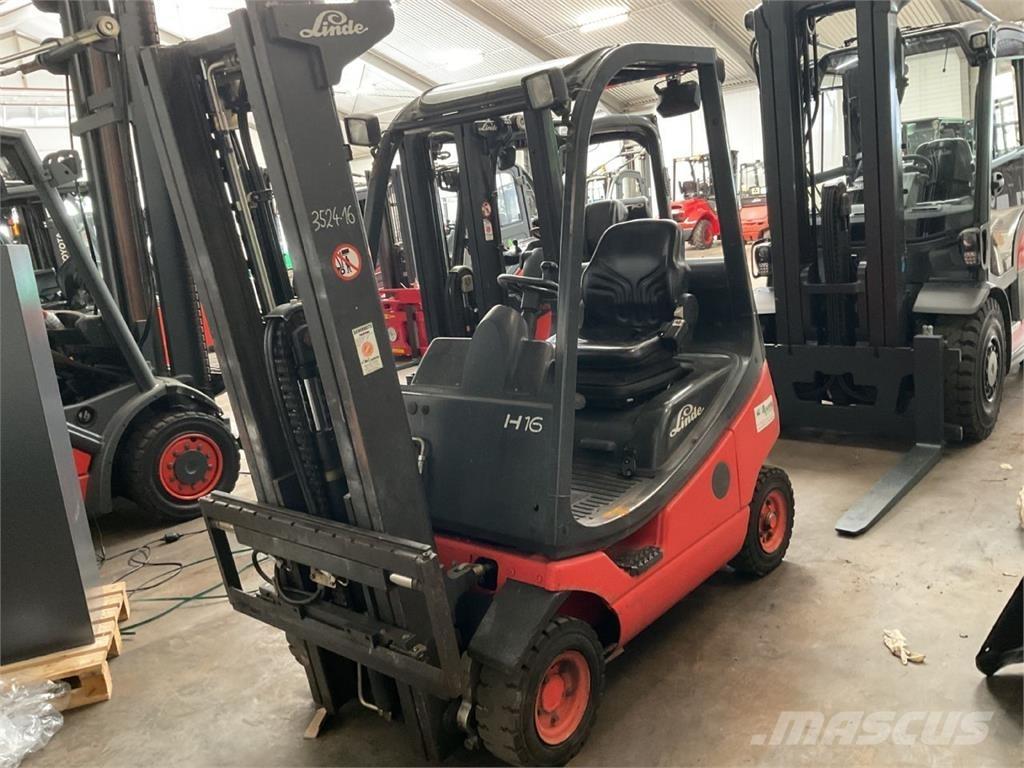 Linde H16T-03 LPG gaffeltrucks