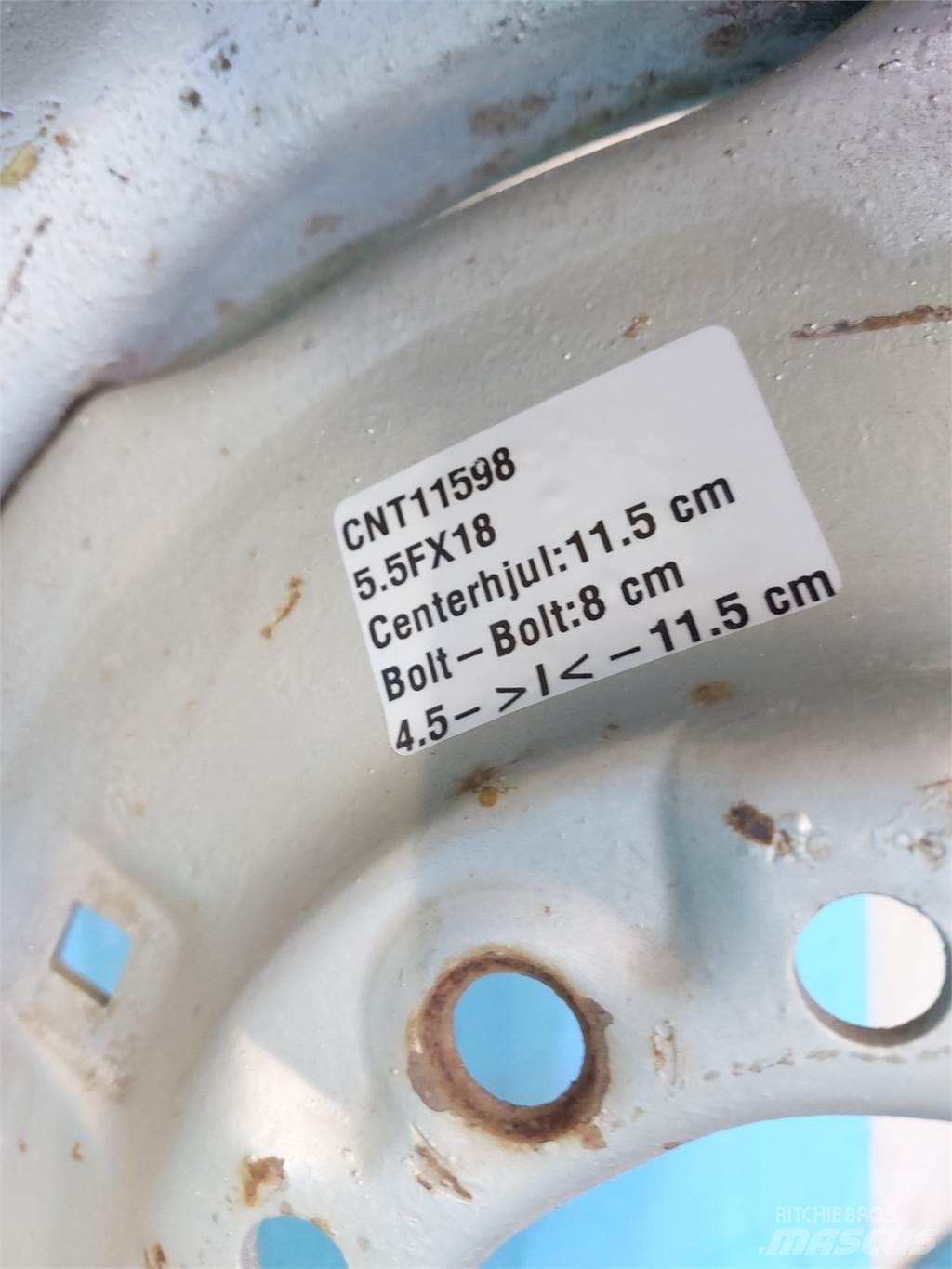  18 5.5FX18 Hjul, Dæk og Fælge